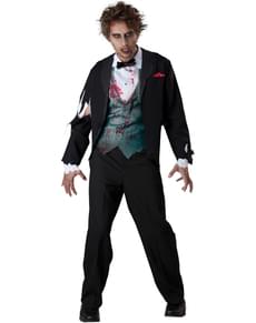 Fato de noivo zombie para homem