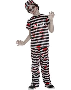 Costum de prizonier zombi pentru băieți