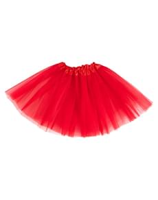 Tutu vermelho para menina