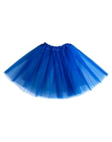 Tutu azul para menina
