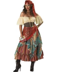 Fato de zíngara elegante para mulher