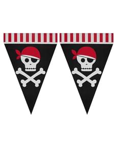 Guirlande à fanions pirates - Pirates Party
