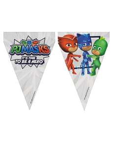 Grinalda de bandeirolas - Pj Masks
