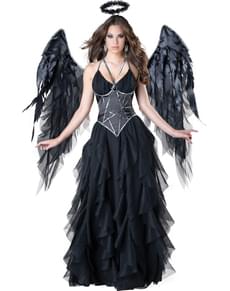 Fallen Ängel Maskeraddräkt för henne