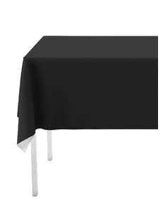 1 Black Table Cover - Plain Colours