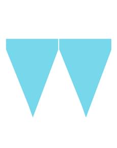 1 transparent sa svijetloplavim zastavama - obične boje