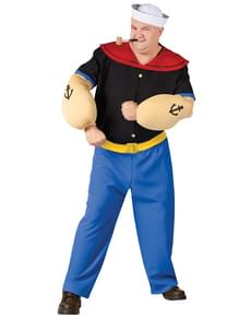 Fato de Popeye para homem tamanho grande