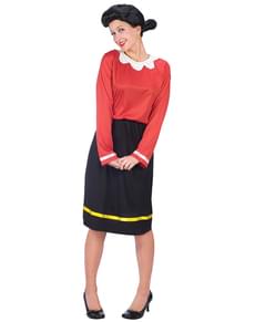 Fato de Olívia Popeye para mulher