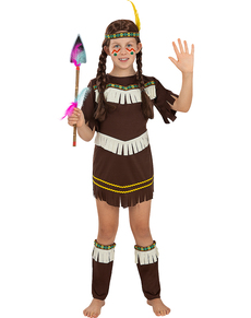 Disfraz de india apache para niña. Entrega 24h