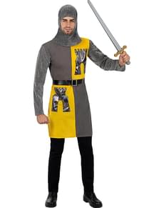 Disfraz de Caballero medieval para hombre talla grande