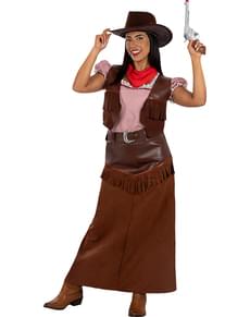 Deluxe kostým cowgirl pro ženy