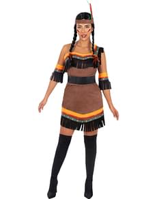 Deluxe indianer kostume til kvinder