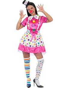 Maskeraddräkt clown för henne