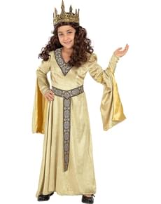 Deluxe Lady Guinevere kostume til piger