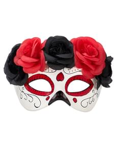 Deluxe Catrina øjenmaske