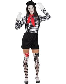 Déguisement mime femme