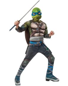 Costume da Leonardo Tartarughe Ninja 2 deluxe per bambino