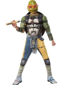 Michelangelo Ninja Turtle Kostüm deluxe für Jungen aus Ninja Turtles 2