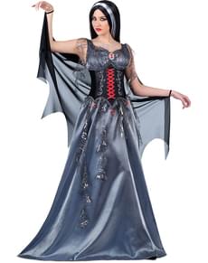 Costume da vampira di mezzanotte da donna