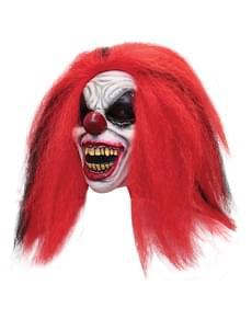 Horror Clown Maske rot