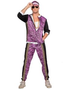 80-luvun Animal Print -asu miehille