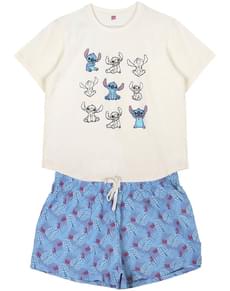 Pyjama Stich court femme - Lilo & Stitch