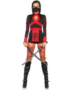Sexy Ninja-kostuum voor vrouwen