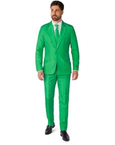 Suitmeister Solid Green jakkesæt
