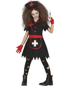 Costum de infirmieră Bloody Dark pentru fete