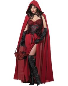 Déguisement Petit Chaperon Rouge obscur femme