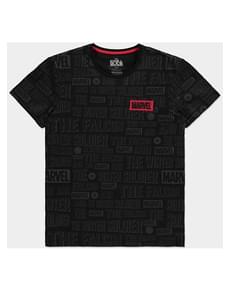 Marvel logo comics T-shirt fyrir karla