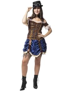 Lyhyt Steampunk-asu naisille