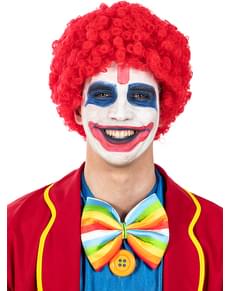 Peruk clown röd