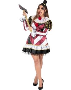 Sexy Horror-Clown Kostüm Premium für Damen