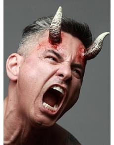 Latex prothese mythologische hoorns