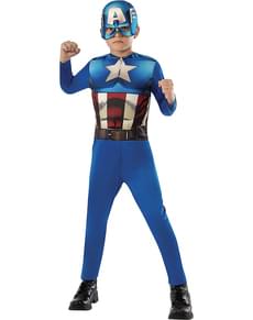 Klassisk Captain America kostyme til gutter The Avengers