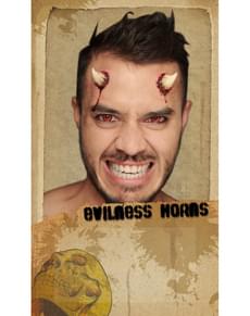 Mini Satan Horn Latex Protese