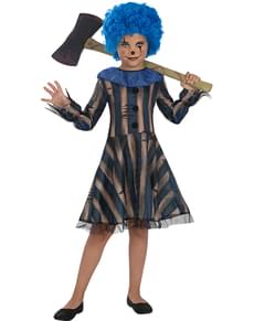 Costume da clown horror per bambina