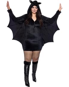 Disfraz de murciélago sexy para mujer talla grande