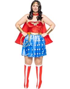 Sexet Wonder Woman Kostume Plus Størrelse