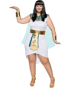 Maskeraddräkt Cleopatra för henne stor storlek