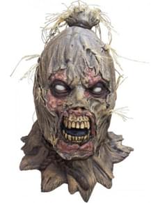 Máscara de espantapájaros zombie para adulto