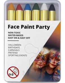 Maquilhagem em barra 6 unidades