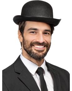 Svart Bowlerhatt