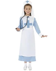World War Nurse Costume for Kids