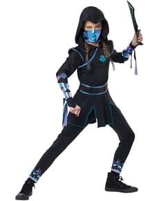 Ninja-yöpalo kostuum tytöille