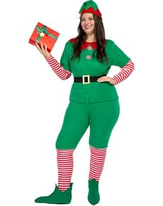 Plus size christmas elf costume hotsell