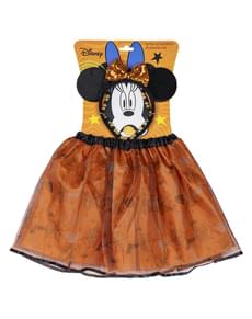 Conjunto de tutu e bandolete de Minnie Mouse Halloween