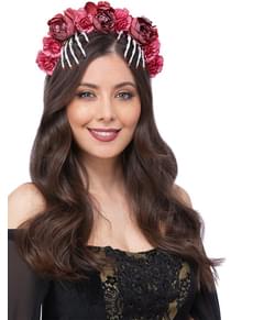 La Catrina Skeleton Headband for women