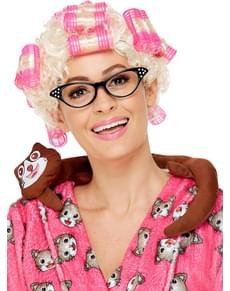 Perucă Granny cu bucle pentru femei